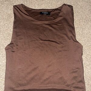 Brown buttery soft tank